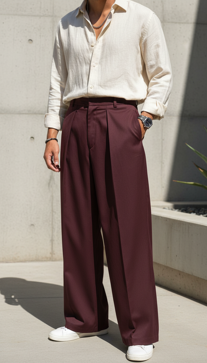 Men’s 100% Cotton Gorkha Pants – Relaxed Fit, Premium Comfort Bottom Wear