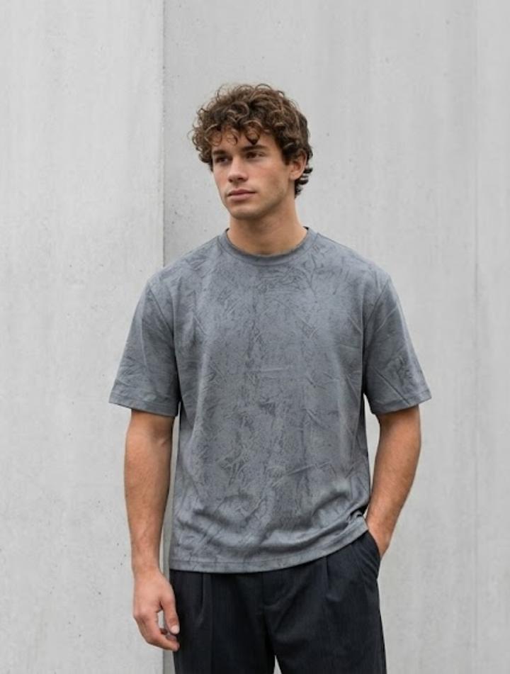 Slate Grey Acid Wash Oversized