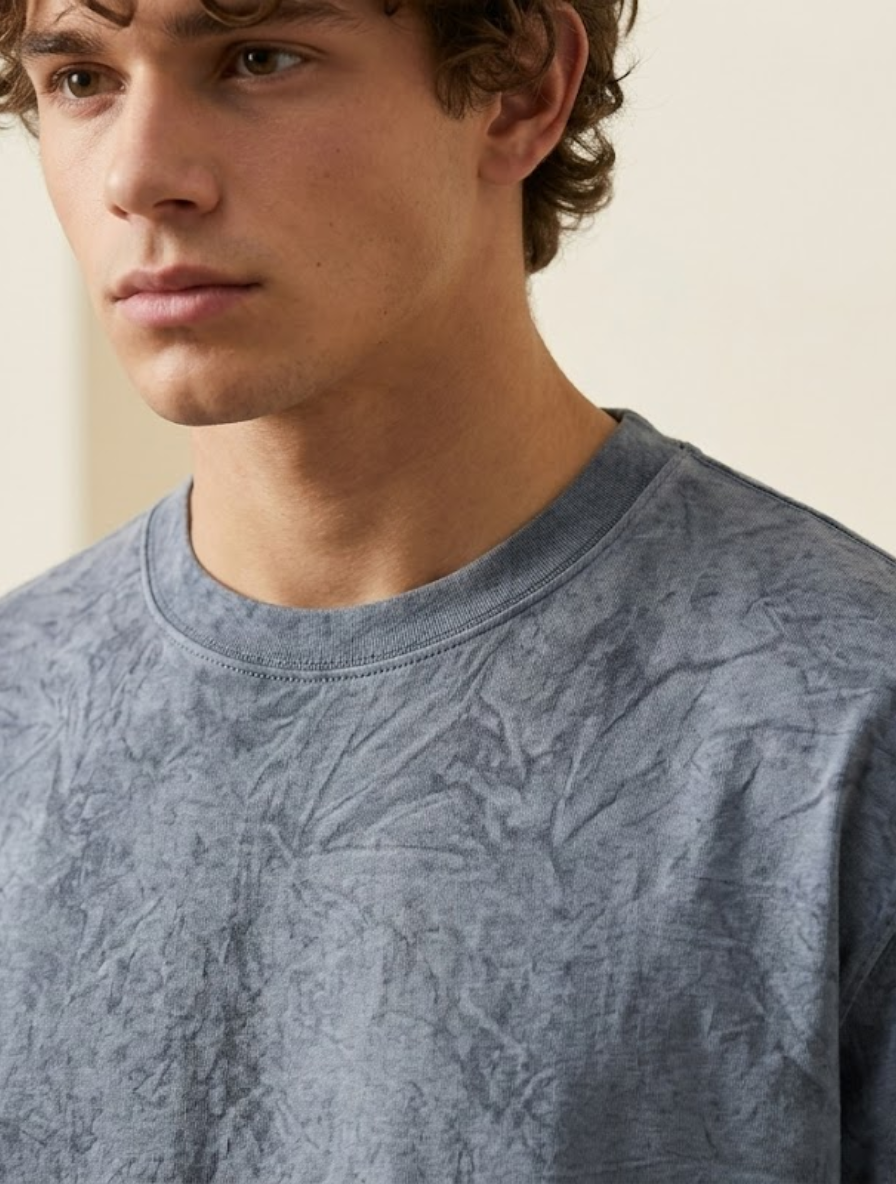 Slate Grey Acid Wash Oversized