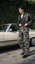 Camouflage Grey Cargo Pants