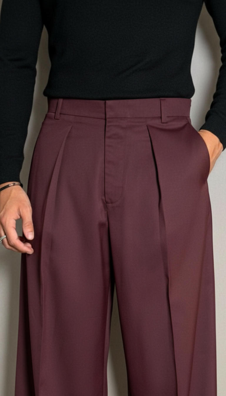 Men’s 100% Cotton Gorkha Pants – Relaxed Fit, Premium Comfort Bottom Wear