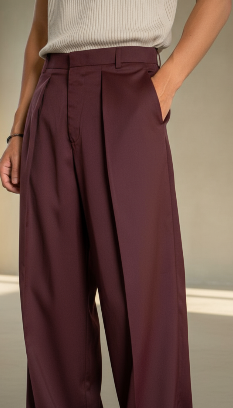 Men’s 100% Cotton Gorkha Pants – Relaxed Fit, Premium Comfort Bottom Wear