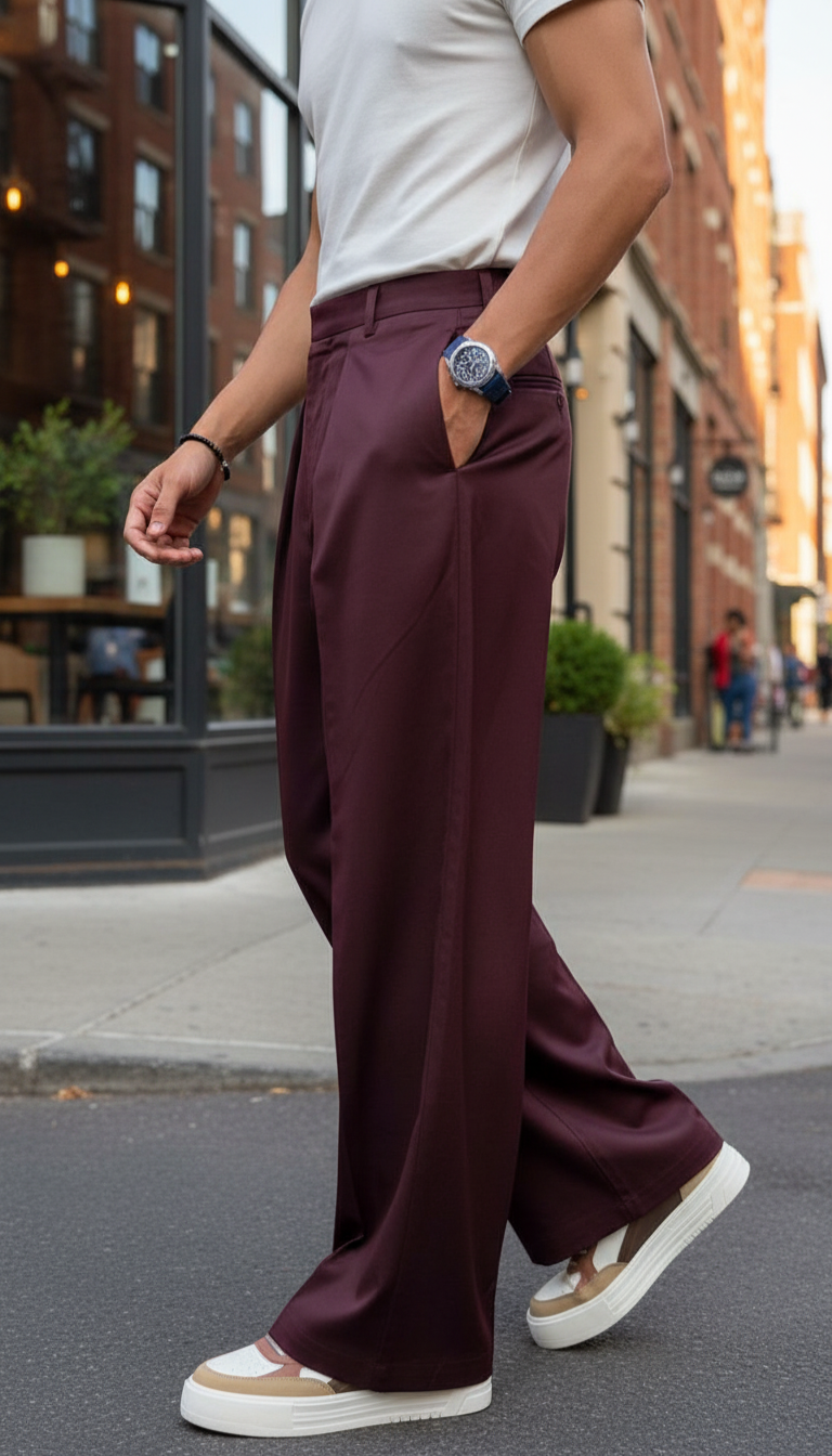 Men’s 100% Cotton Gorkha Pants – Relaxed Fit, Premium Comfort Bottom Wear