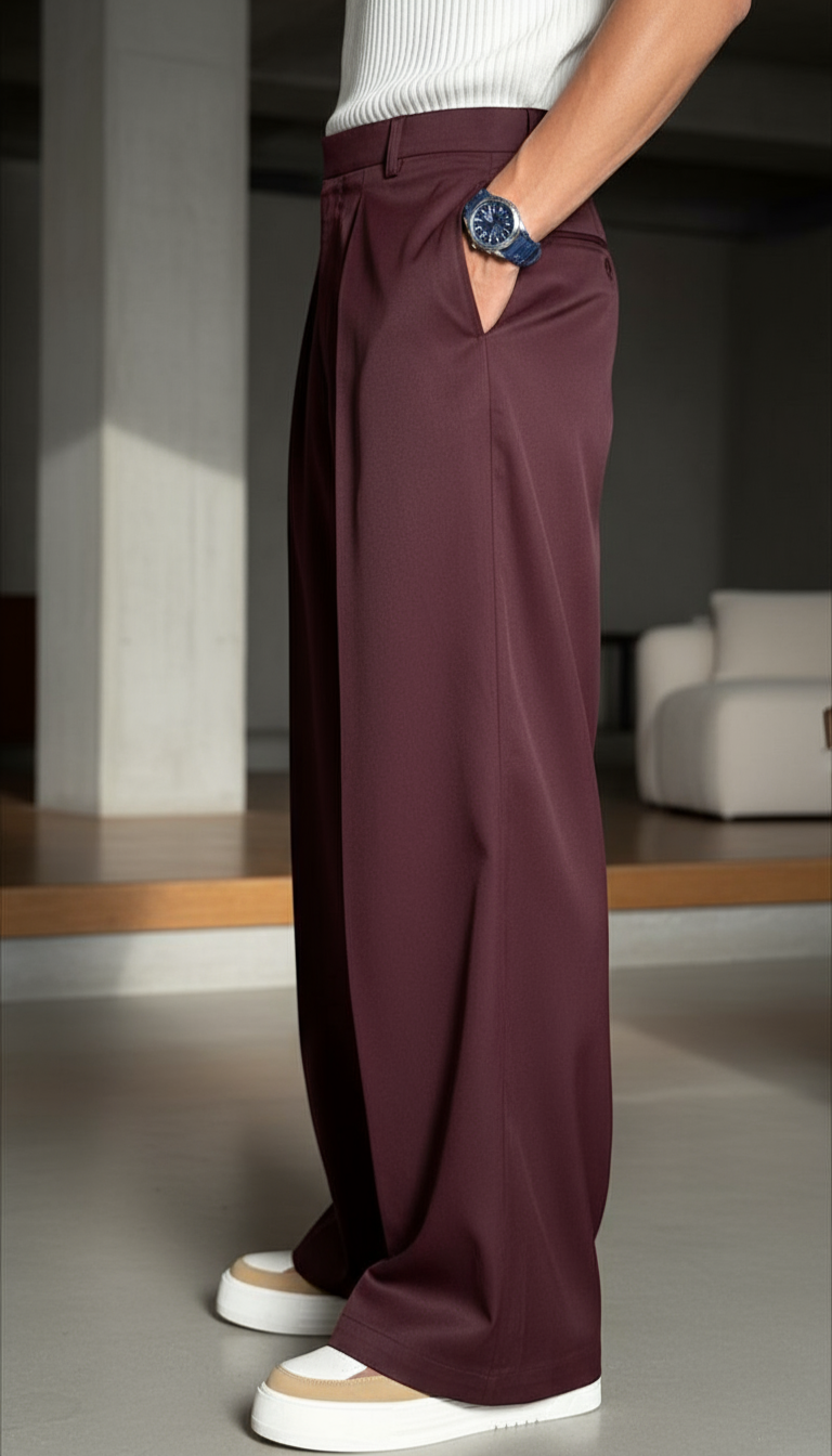 Men’s 100% Cotton Gorkha Pants – Relaxed Fit, Premium Comfort Bottom Wear