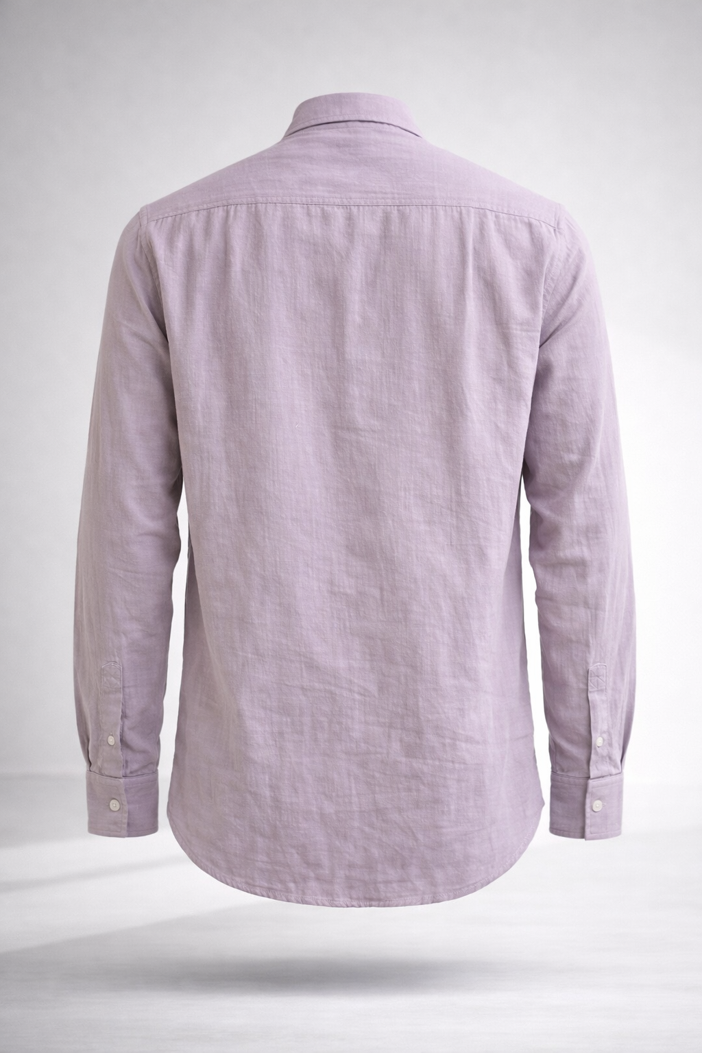 Men’s Lavender Double Gauze Cotton Shirt – Soft Premium Casual Essential