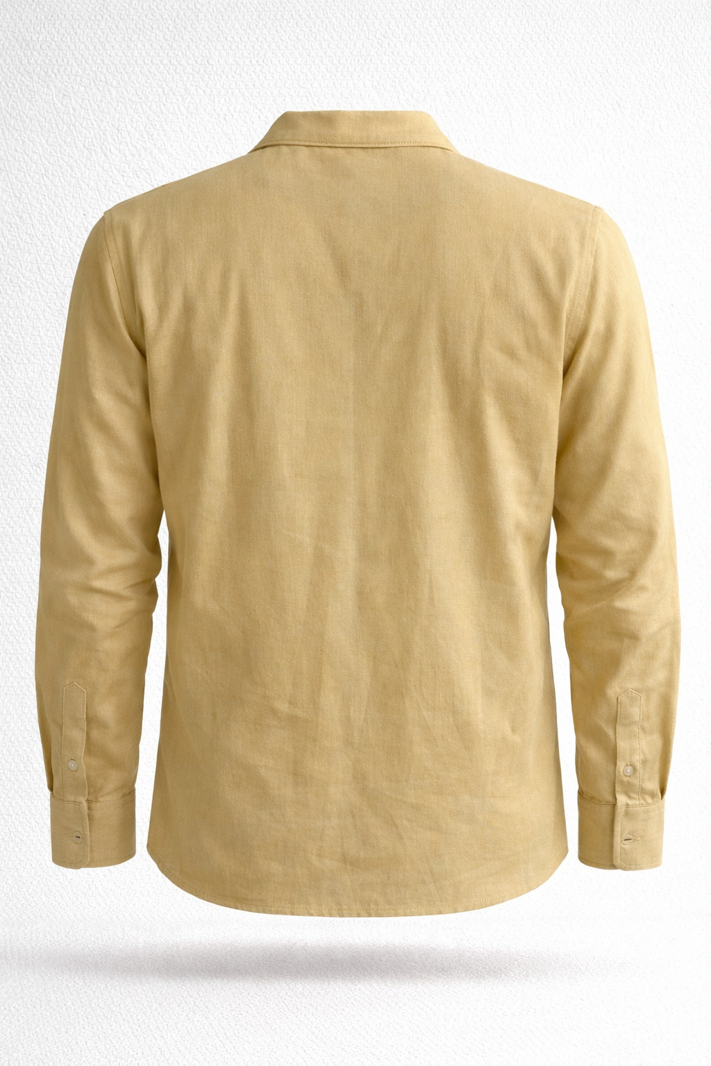 Men’s Butter Yellow Linen Designer Shirt – Premium Summer Essential