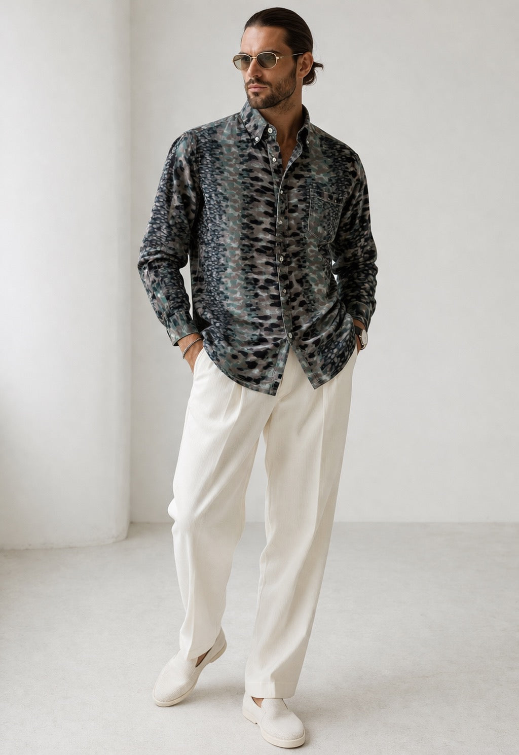 Premium Printed Viscose Shirt