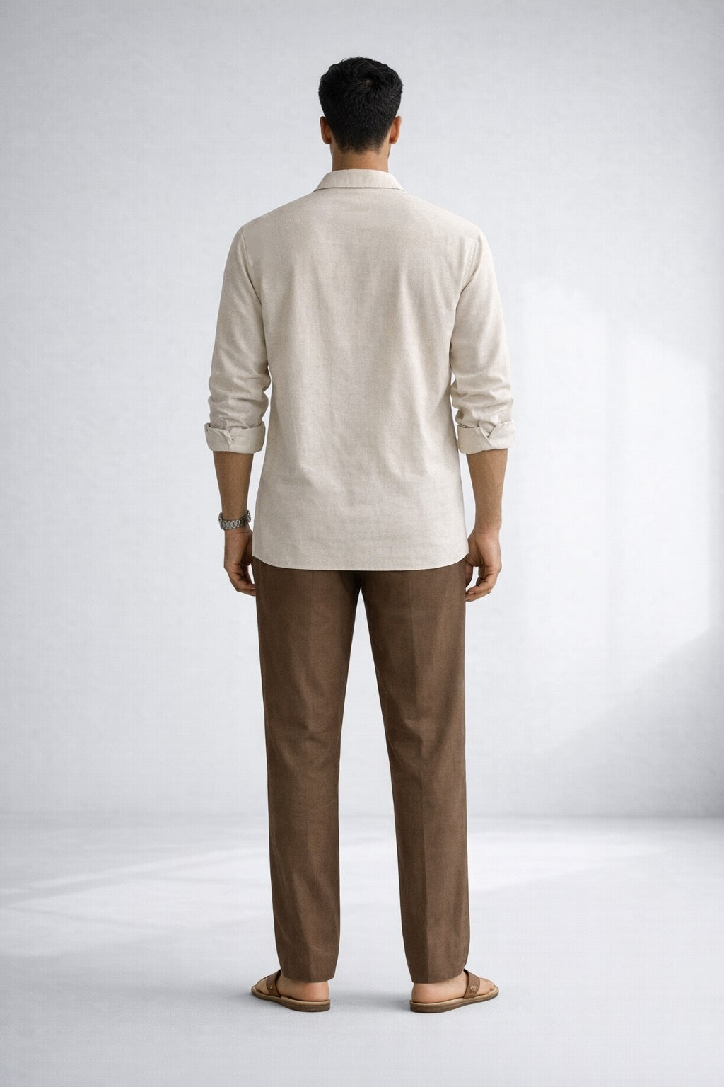 Men’s Off White Linen Designer Shirt – Premium Summer Essential